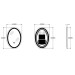 Зеркало Zerix Fusion MV01-50x70 с LED Touch, Anti-fog, димером, регулятором яркости