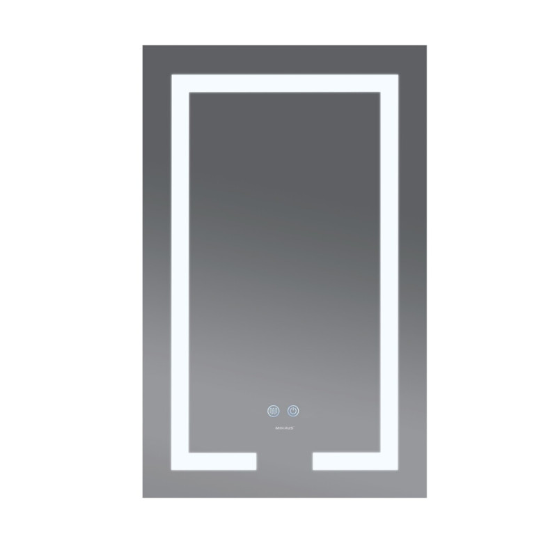 Дзеркало Mixxus HARD MR07-50x80 з Led Touch, Anti-fog, димером, регулятором яскравості 