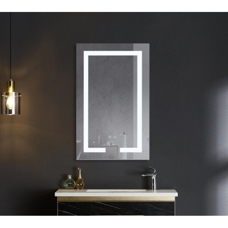 Дзеркало Mixxus HARD MR07-50x80 з Led Touch, Anti-fog, димером, регулятором яскравості 