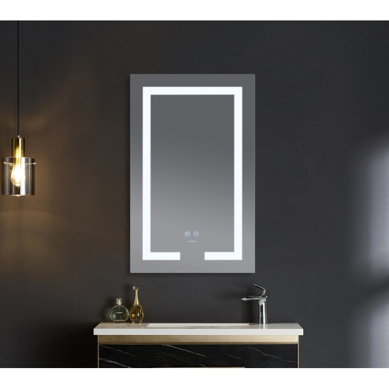 Дзеркало Mixxus HARD MR07-50x80 з Led Touch, Anti-fog, димером, регулятором яскравості 