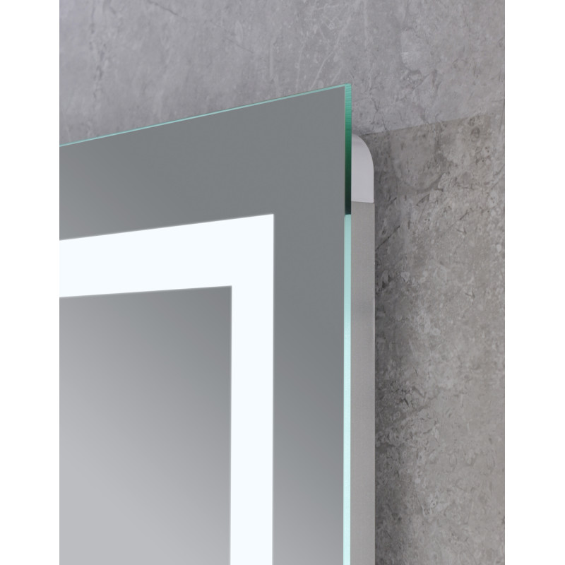 Дзеркало Mixxus HARD MR07-50x80 з Led Touch, Anti-fog, димером, регулятором яскравості 