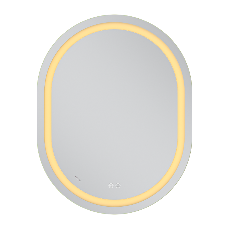 Дзеркало Mixxus Premium ELLIPSE MV05-90x70-Reverse з Led Touch, Anti-fog, димером (3-6,5kK) 