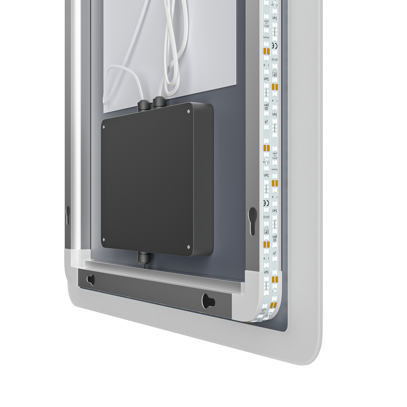 Зеркало Mixxus Premium OLIVARY MR19-80x60-Reverse с Led Touch, Anti-fog, димером (3-6,5kK)