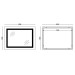 Зеркало Mixxus TALL MR08-80x60-Reverse с Led Touch, Anti-fog, димером, регулятором яркости