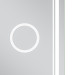 Зеркало Mixxus Premium QUADRO MR20-120x80 с Led Touch, Anti-fog, димером, регулятором яркости, линзой