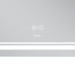 Зеркало Mixxus Premium QUADRO MR20-120x80 с Led Touch, Anti-fog, димером, регулятором яркости, линзой