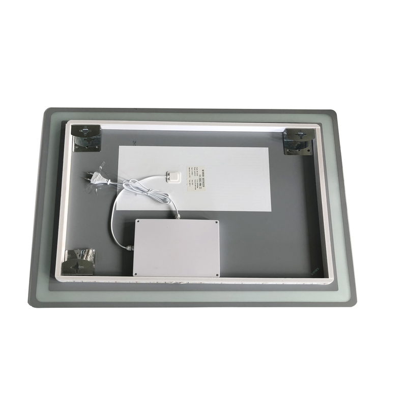 Зеркало Zerix Mirra MR05-90x70-REVERSE с LED Touch, Anti-fog, димером, регулятором яркости