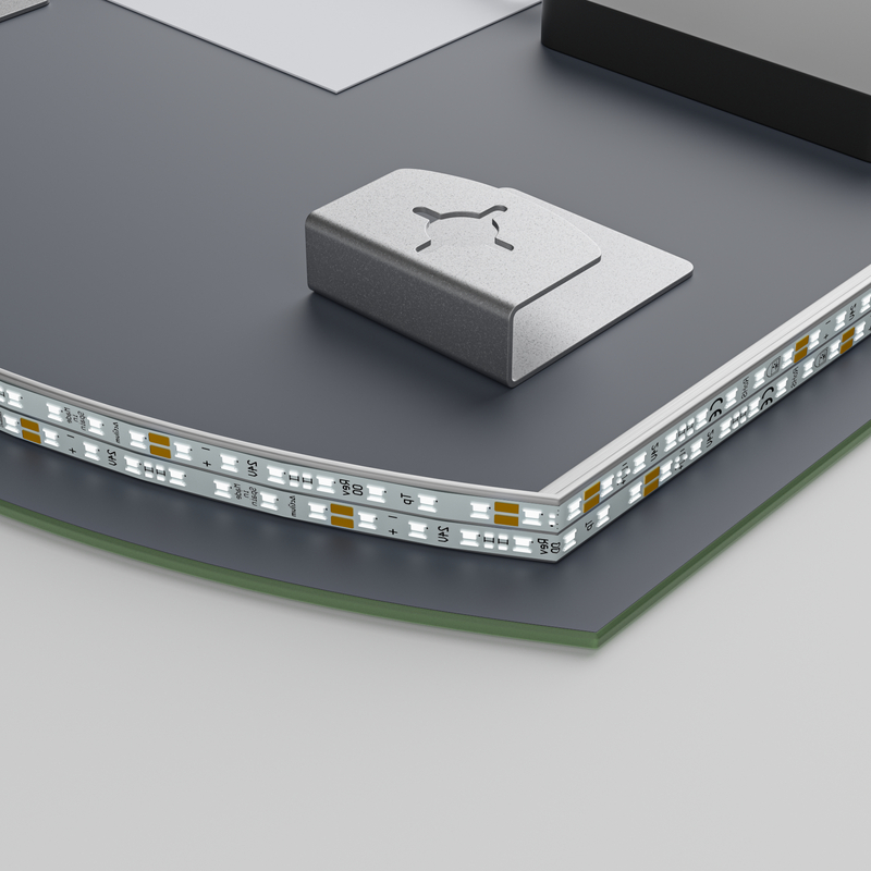 Зеркало Mixxus Premium TOPPER MS01-90x70-Reverse с Led Touch, Anti-fog, димером (3-6,5kK)