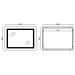 Зеркало Mixxus WARM MR12-80x60-Reverse с Led Touch, Anti-fog, димером, регулятором яркости