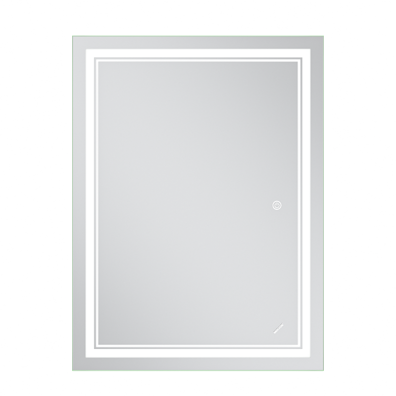 Дзеркало Mixxus Premium QUADRO MR20-80x60-Reverse з Led Touch, Anti-fog, димером, регулятором яскравості 
