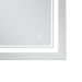 Дзеркало Mixxus Premium QUADRO MR20-80x60-Reverse з Led Touch, Anti-fog, димером, регулятором яскравості 
