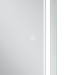 Дзеркало Mixxus Premium QUADRO MR20-80x60-Reverse з Led Touch, Anti-fog, димером, регулятором яскравості 