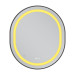 Зеркало Mixxus Premium ELLIPSE MV05-80x70-Reverse BLACK с Led Touch, Anti-fog, димером (3-6,5kK)