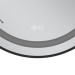 Зеркало Mixxus Premium ELLIPSE MV05-80x70-Reverse BLACK с Led Touch, Anti-fog, димером (3-6,5kK)