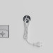 Зеркало Mixxus Premium ELLIPSE MV05-80x70-Reverse BLACK с Led Touch, Anti-fog, димером (3-6,5kK)