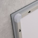 Зеркало Mixxus WARM MR02-100x60 с Led Touch, Anti-fog, димером, регулятором яркости, часами