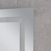 Зеркало Mixxus LIGHT MR01-90x70 с Led Touch, Anti-fog, димером, регулятором яркости, часами