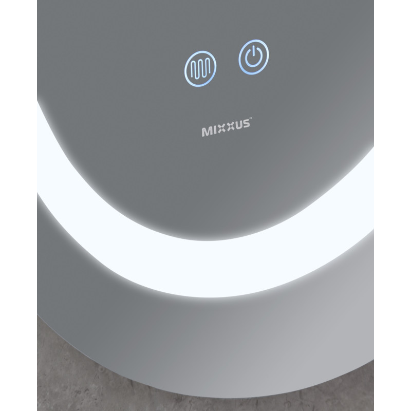 Дзеркало Mixxus PLAIN MV03-50x70 з Led Touch, Anti-fog, димером, регулятором яскравості 