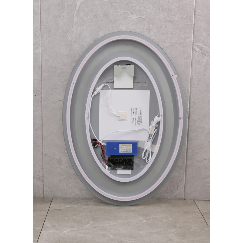 Дзеркало Mixxus PLAIN MV03-50x70 з Led Touch, Anti-fog, димером, регулятором яскравості 