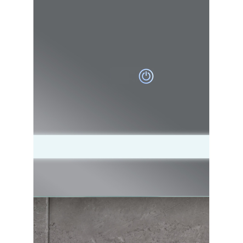 Зеркало Mixxus TWEE MR09-80x60-Reverse с Led Touch, Anti-fog, димером, регулятором яркости