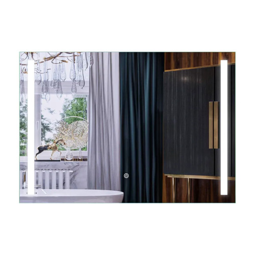 Зеркало Mixxus Premium LINES MR18-100x70-Reverse с Led Touch, Anti-fog, димером, регулятором яркости