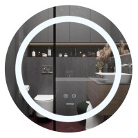 Зеркало Mixxus PLAIN MC03-60 с Led Touch, Anti-fog, димером, регулятором яркости