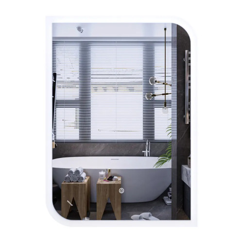 Зеркало Mixxus Premium BEVEL MA02-90x65-Reverse с Led Touch, Anti-fog, димером (3-6,5kK) Зеркало Mixxus Premium BEVEL MA02-90x65-Reverse с Led Touch, Anti-fog, димером (3-6,5kK)