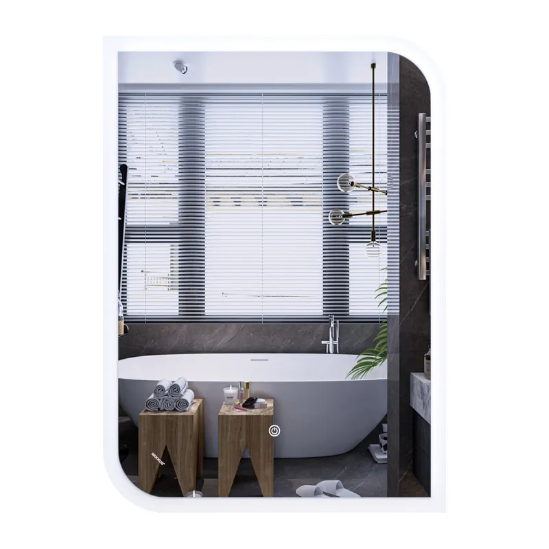 Зеркало Mixxus Premium BEVEL MA02-90x65-Reverse с Led Touch, Anti-fog, димером (3-6,5kK)
