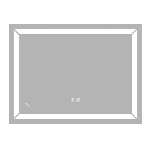 Дзеркало Zerix Kubix MR04-80x60-REVERSE з LED Touch, Anti-fog, димером, регулятором яскравості 
