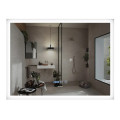 Дзеркало Mixxus FLAT MR04-100x60 з Led Touch, Anti-fog, димером, регулятором яскравості, годинником 