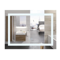 Зеркало Mixxus WARM MR12-80x70-Reverse с Led Touch, Anti-fog, димером, регулятором яркости