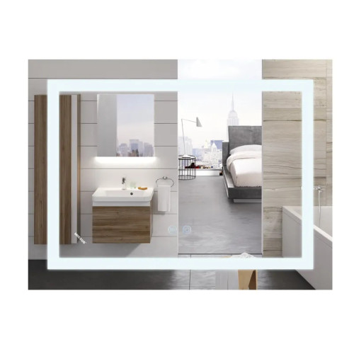 Дзеркало Mixxus WARM MR12-80x70-Reverse з Led Touch, Anti-fog, димером, регулятором яскравості 