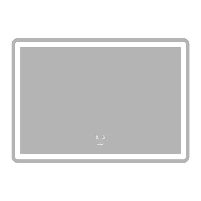Дзеркало Zerix Mirra MR05-100x70 з LED Touch, Anti-fog, димером, регулятором яскравості  