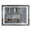 Зеркало Mixxus STYLE MR03-80x60 с Led Touch, Anti-fog, димером, регулятором яркости, часами