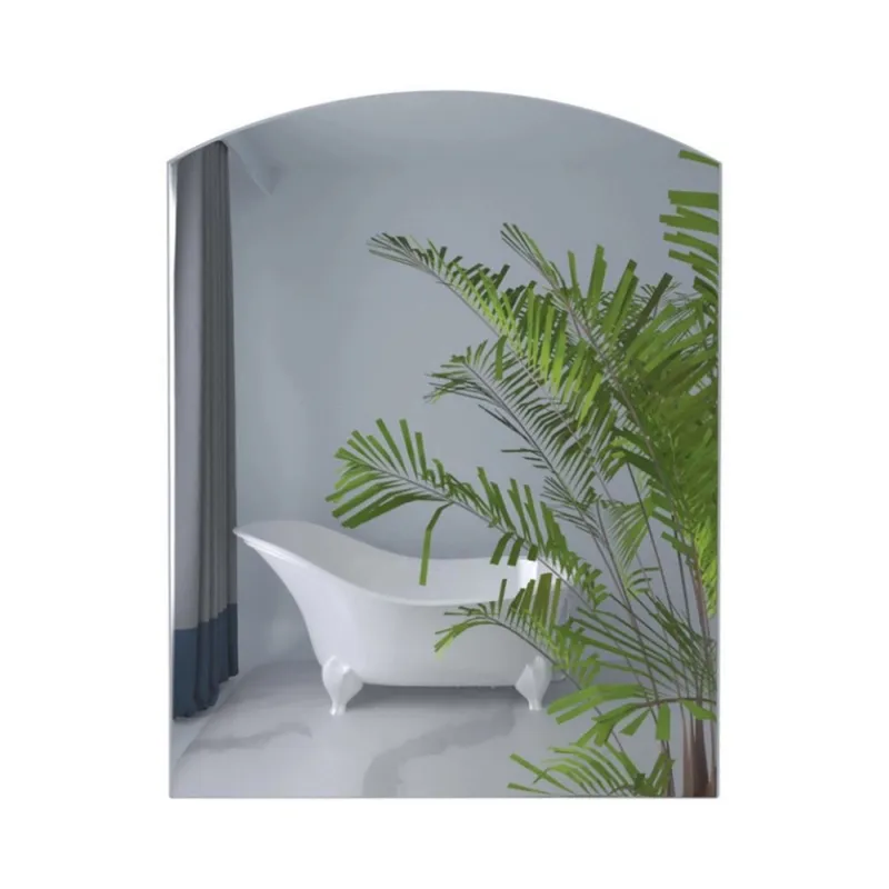 Зеркало настенное Zerix ALIVE MRZ01-45x60 прямоугольное с дугообразным верхом