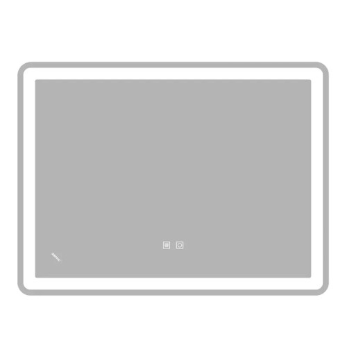 Дзеркало Zerix Mirra MR05-70x50-REVERSE з LED Touch, Anti-fog, димером, регулятором яскравості 