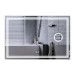 Зеркало Mixxus Premium QUADRO MR20-100x70 с Led Touch, Anti-fog, димером, регулятором яркости, линзой