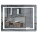 Дзеркало Mixxus STYLE MR13-90x70-Reverse з Led Touch, Anti-fog, димером, регулятором яскравості 