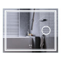 Зеркало Mixxus Premium QUADRO MR20-100x80 с Led Touch, Anti-fog, димером, регулятором яркости, линзой