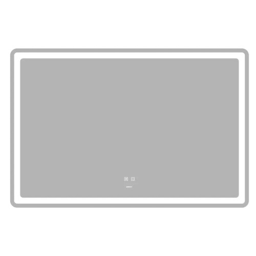 Дзеркало Zerix Mirra MR05-120x80 з LED Touch, Anti-fog, димером, регулятором яскравості  