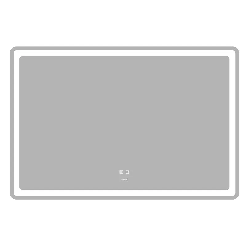 Дзеркало Zerix Mirra MR05-120x80 з LED Touch, Anti-fog, димером, регулятором яскравості  