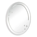 Дзеркало настінне Zerix FUSION MOZ03-55x70 овальне з декором 