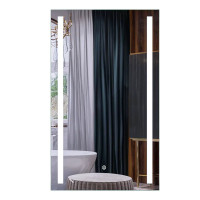 Зеркало Mixxus Premium LINES MR17-100x60-Reverse с Led Touch, Anti-fog, димером, регулятором яркости