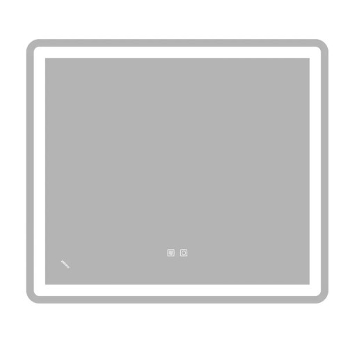 Зеркало Zerix Mirra MR05-80x70-REVERSE с LED Touch, Anti-fog, димером, регулятором яркости