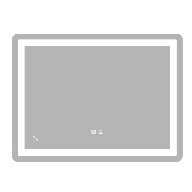 Зеркало Zerix Sansa MR01-80x60-REVERSE с LED Touch, Anti-fog, димером, регулятором яркости