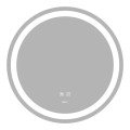 Дзеркало Zerix Solo MC01-80 з LED Touch, Anti-fog, димером, регулятором яскравості 