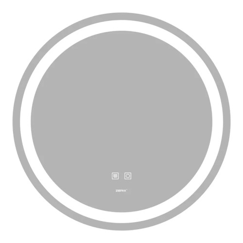 Дзеркало Zerix Solo MC01-80 з LED Touch, Anti-fog, димером, регулятором яскравості 