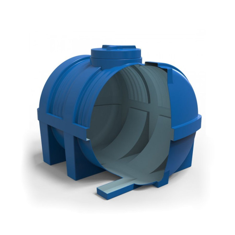 Ємність пластикова EG 1000 літрів Євро Пласт (Euro Plast) горизонтальна стандартна