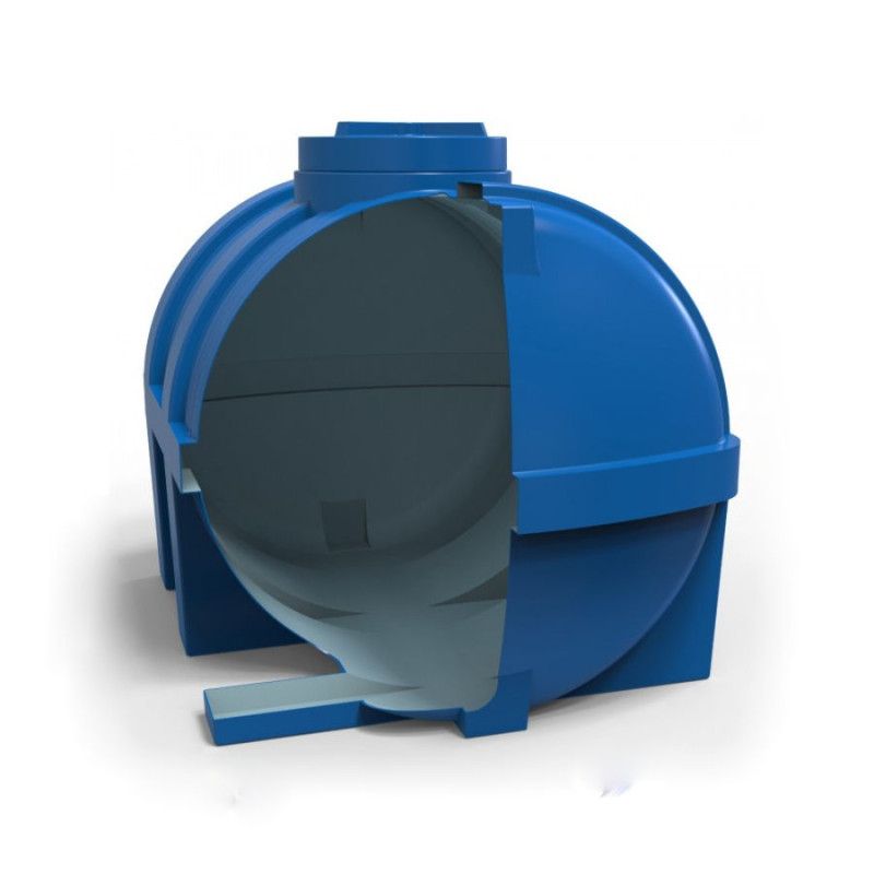 Ємність пластикова EG 1000 літрів Євро Пласт (Euro Plast) горизонтальна стандартна