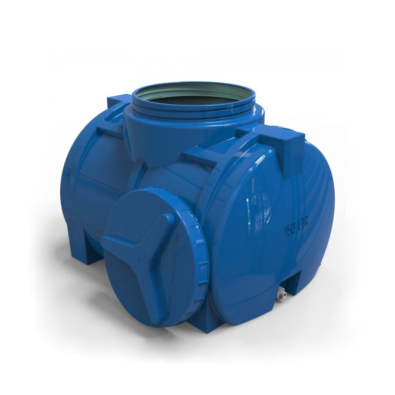 Ємність пластикова EG 150 літрів Євро Пласт (Euro Plast) горизонтальна стандартна